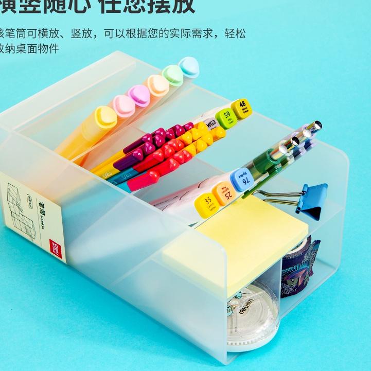 

ジ Deli Pen Holder / Rak Tempat Pulpen Pensil 4/8 Slot Space Besar Menyimpan Alat Tulis 893X