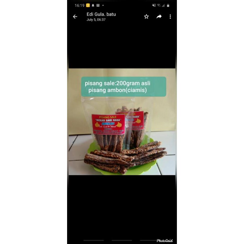 

Pisang Sale 200gram Asli Pisang Ambon harga 27.500