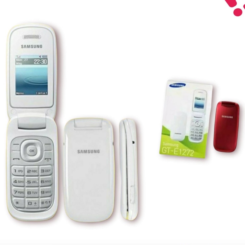 HANDPHONE SAMASUNG GT E-1272 VARIASI WARNA PUTIH