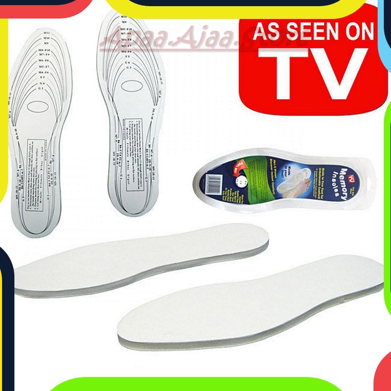 Bayar Ditempat Sol Sepatu Memory Foam 1 Pasang - L3