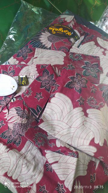 Couple Batik Gamis Original Kain Halus Couple Masakini Terlaris Asli Karyaku]