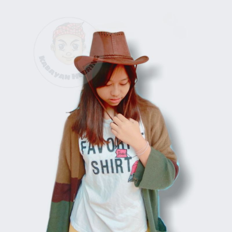 Topi Cowboy/Cowgirl Laken Keren