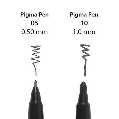 

Pendrawing- Promo `~ Spidol Pigmen Sakura Black Pigma Pen `` -Drawing-Pen.