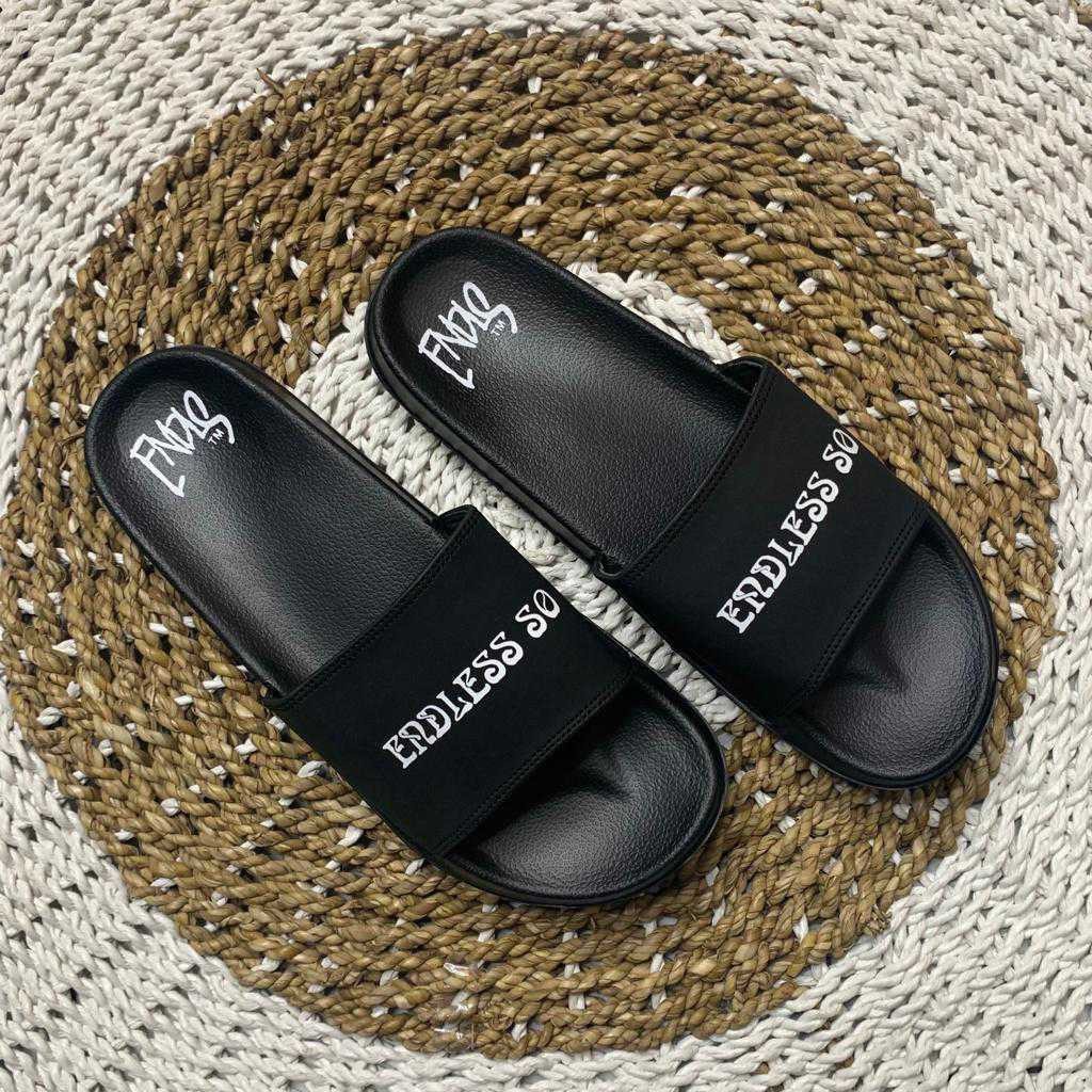 SANDAL SLIDE SLOP[TERMURAH] ORIGINAL X ENDLES SERIES ARTIKEL DARK SOSIAL