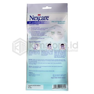 3M Nexcare Respirator N95 N 95 Masker Asap Polusi MA-10