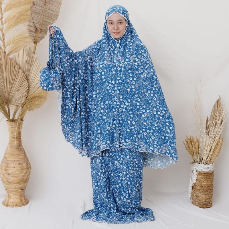 mukena amani blue