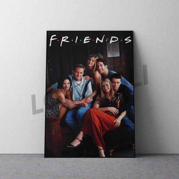 Hiasan Dinding Poster Kayu - Friends