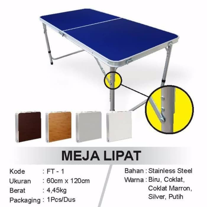 Meja Lipat Koper Meja lipat portable Meja Lipat Koper Serbaguna