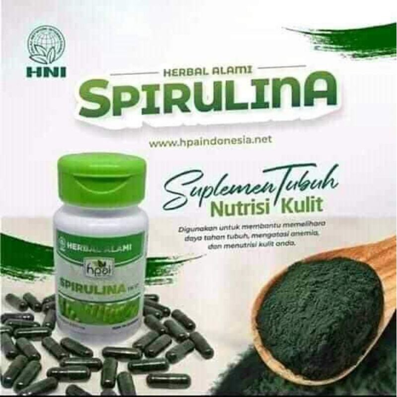 Spirulina HNI HPAI isi 60 butir - Spirulina HPAI