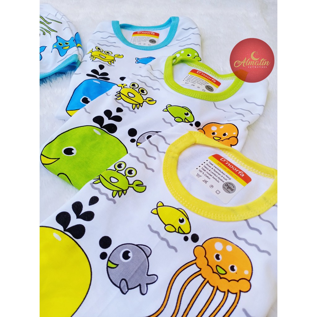 3 Stel Setelan Anak Singlet / Kaos Lekbong Anak / Baju Bayi Tanpa Lengan