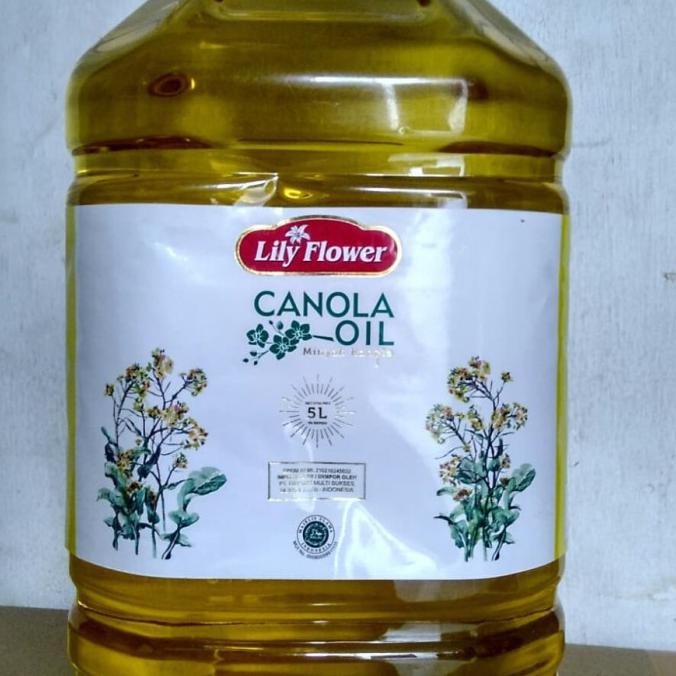 

Canola Oil Lily Flower 5liter / Minyak Canola / Lily Flower Canola Oil