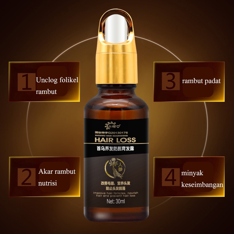 hair tonik 30ml penumbuh rambut/penumbuh rambut botak/serum penumbuh rambut/Memperbaiki folikel rambut/merangsang pertumbuhan rambut/perawatan rambut