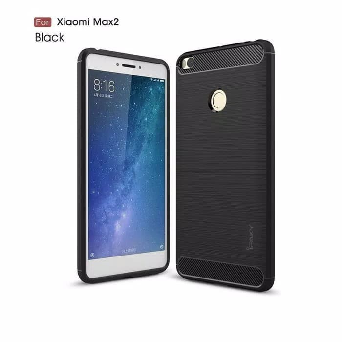 Case Ipaky Carbon Fiber XIAOMI Mi MAX 1 / Mi MAX 2 Softcase Shockproof TPU