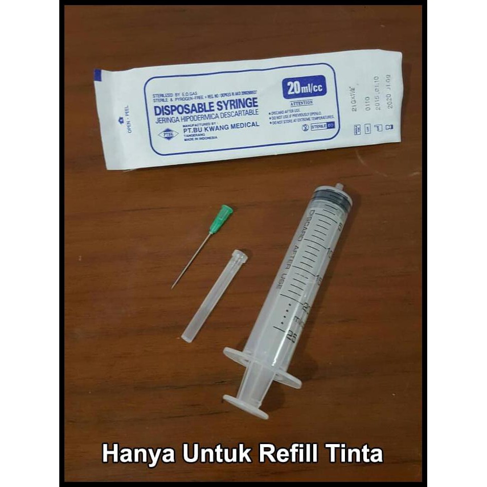 

HOT SALE ALAT SUNTIK 20ML / 20CC + JARUM SUNTIKAN REFILL TINTA DAN LAIN-LAIN