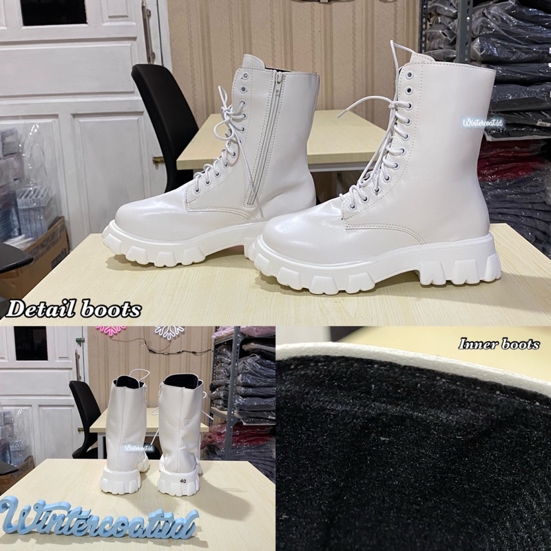 Boots import wanita sepatu fashion harajuku style korea premium woman