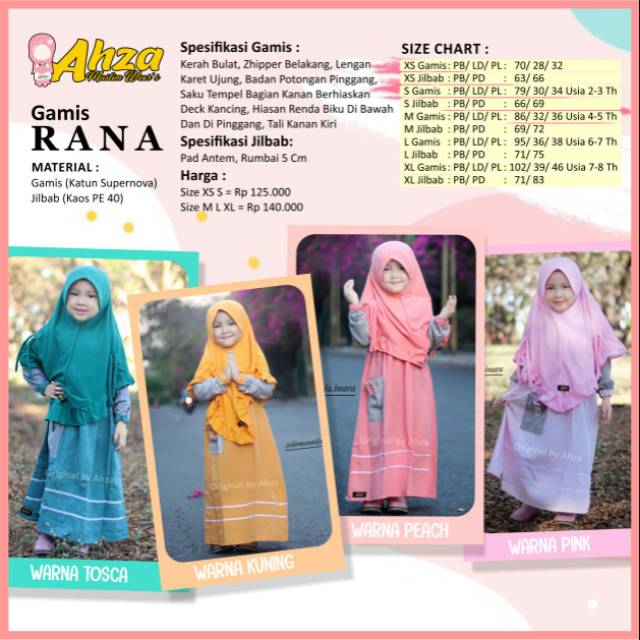 Rana Gamis Set by Ahza