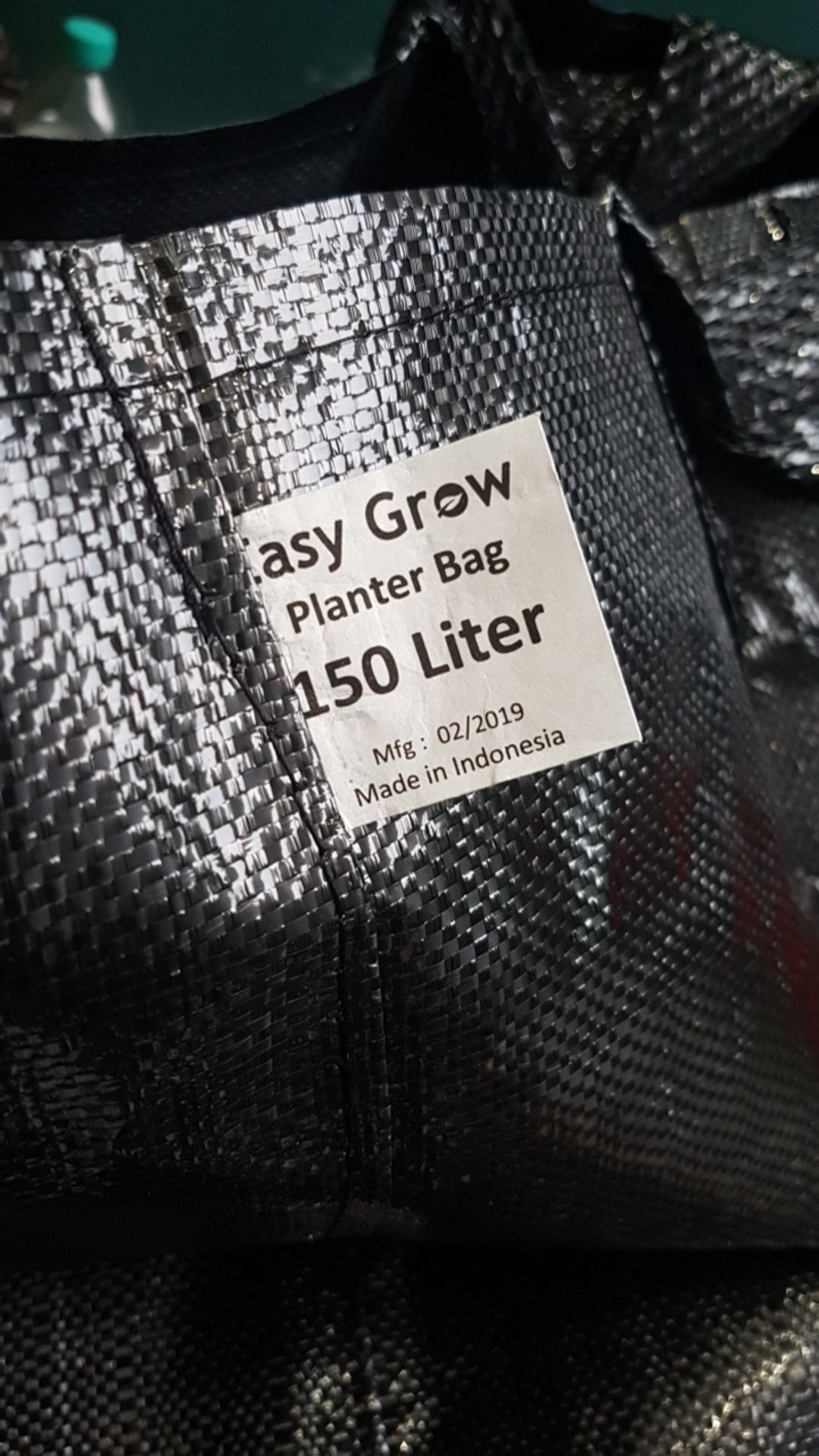 Planter Bag 150 Liter (pet) Hitam , Diameter 60cm Tinggi 54cm