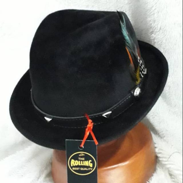 TOPI LAKEN FEDORA CLASSIC - TOPI VINTAGE - TOPI MOLEM - TOPI PRIA FEDORA