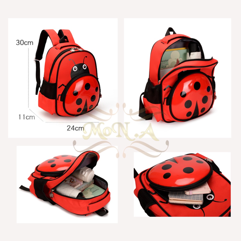 [MTOYS] Tas Ransel Anak Sekolah PG/PAUD lucu keren motif timbul karakter kartun hewan 3D Dimensi untuk Cowok/Cewek- Kualitas Import Premium -M0178