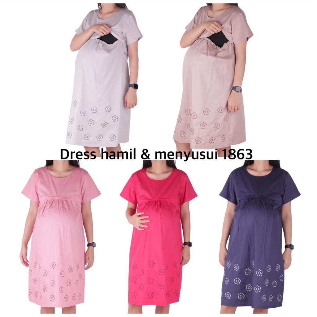 Baju Hamil Dress Hamil Menyusui 1863