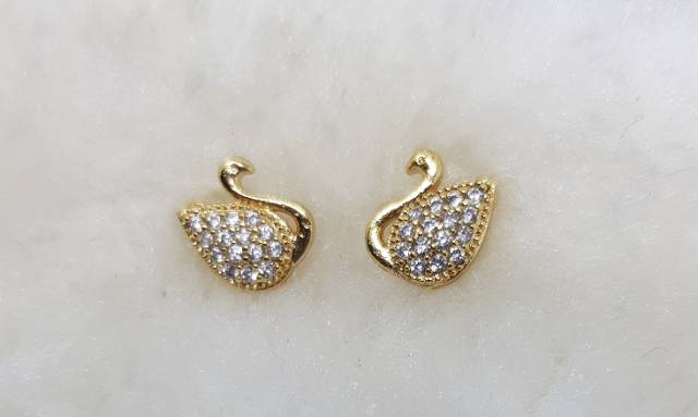 Fifi Fashion Anting Giwang Gold Diamond Xuping Titanium Antikarat Antialergi