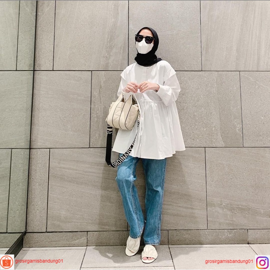 Jiona Shirt | Fashion Muslim Wanita | Blouse | Pakaian Wanita | Atasan Muslim Wanita Remaja | Terbar