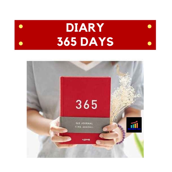 

[RESTOCK] Diary Jurnal 365 DAYS - Stationery Unik - Notebook Lucu - Buku Tulis - Biru