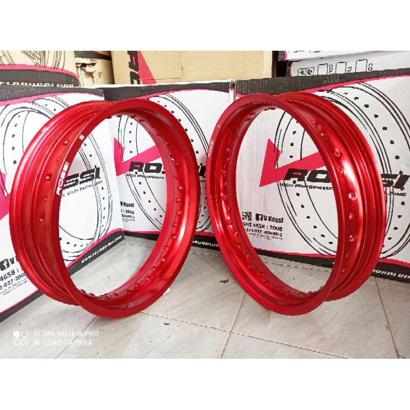 Paketan Velg Supermoto CRF 150 ring 17 Velg 300 350 Ban Tubles Tromol jari jari piringan CRF + stel