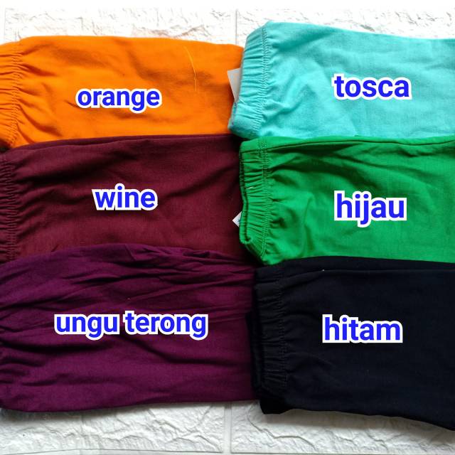 Legging Polos Bayi Anak size S 1-2 tahun