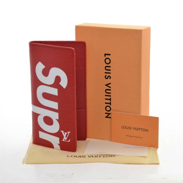 PROMO & REAL STOK YA  Wallet LV X Supreme Long Semprem Authentic