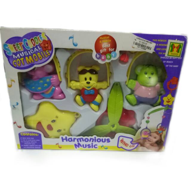 Mainan bayi musik gantung