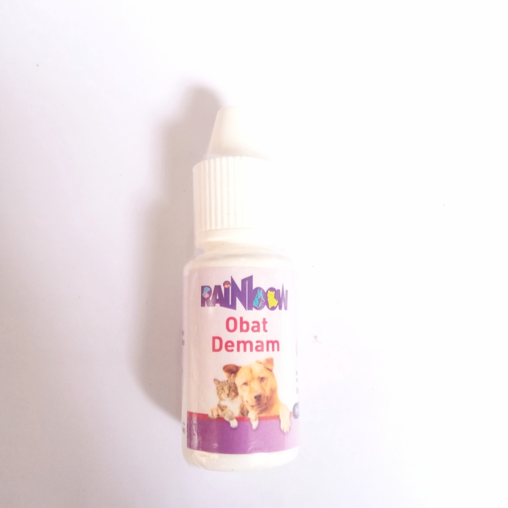 8ml Rainbow Obat Demam Cat - Obat Penurun Panas Kucing