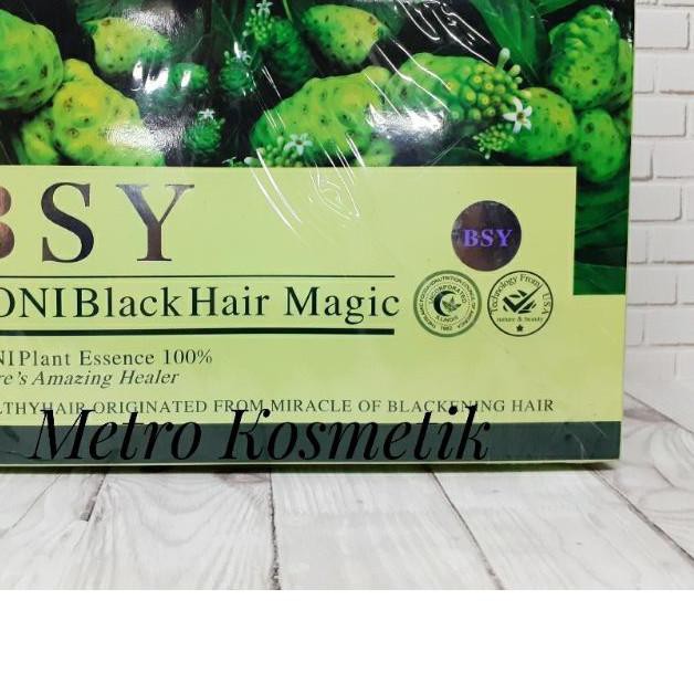 ♗ [20pcs] SAHMPO BSY NONI BLACK HAIR MAGIC / SHAMPOO PENGHITAM RAMBUT ➷