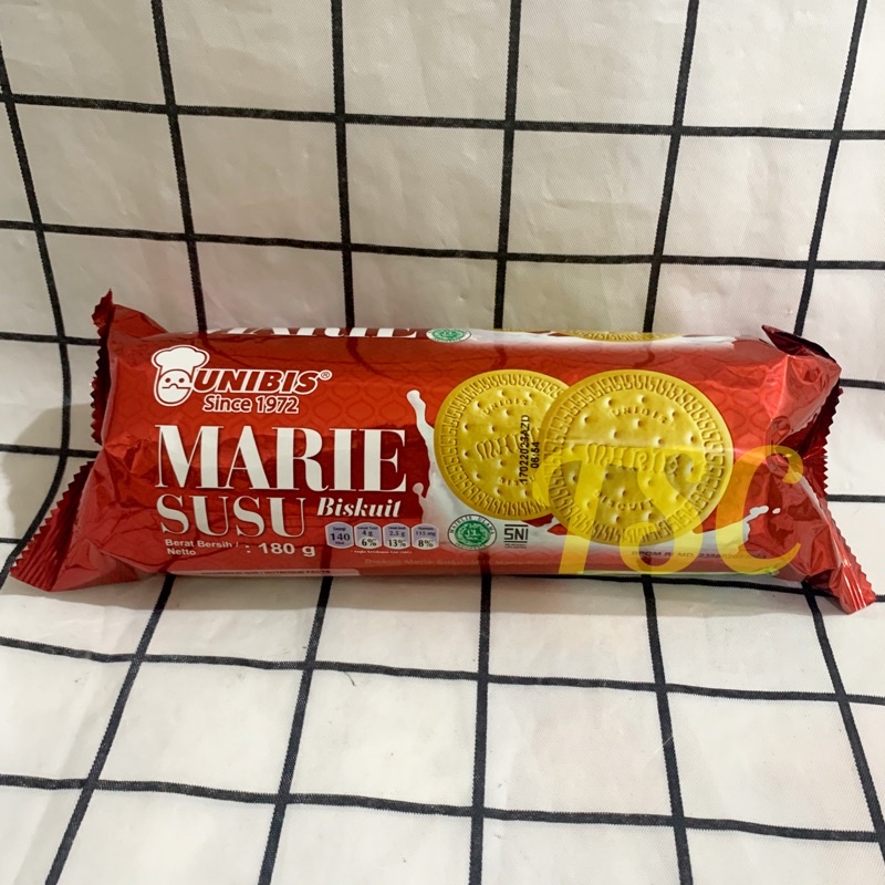 

Unibis Marie Susu Biskuit 180gr / Roti Marie