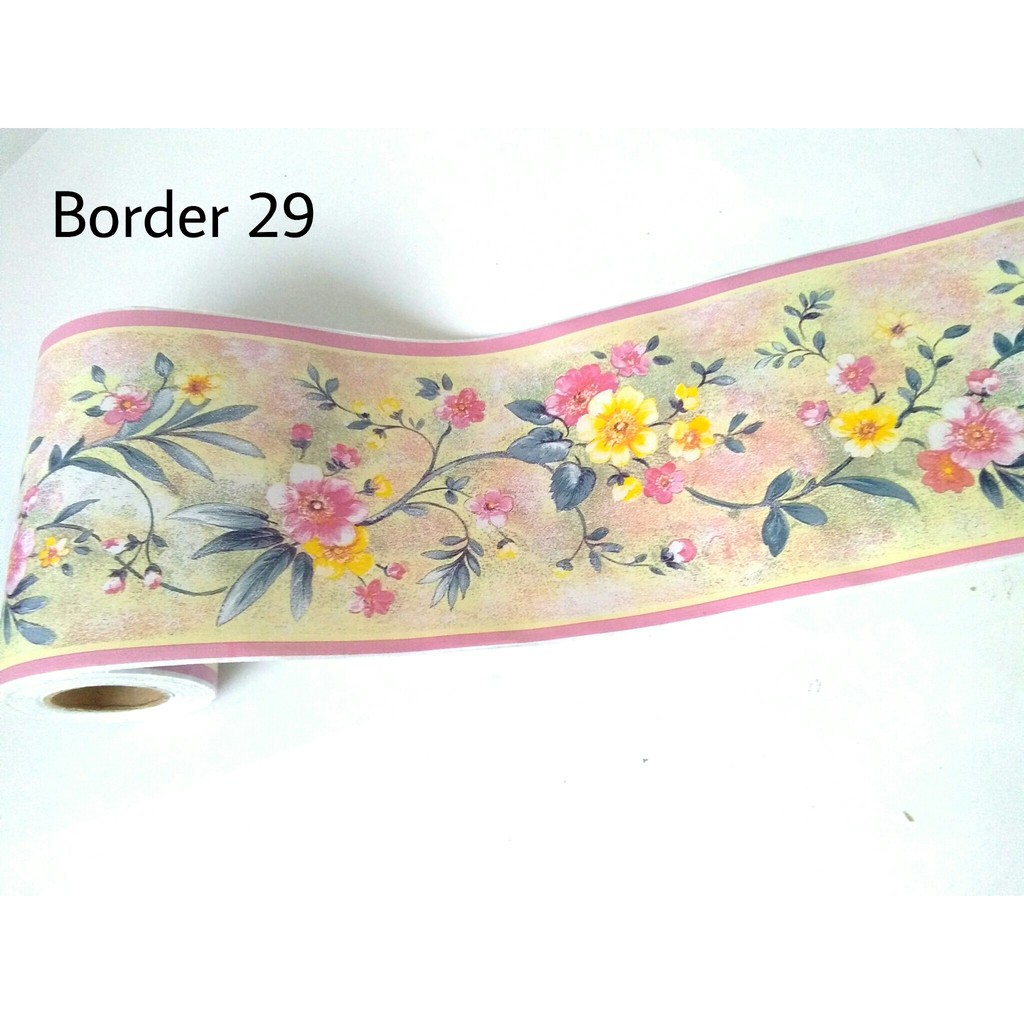 RELIZA WALL BORDER LIS 10CM X 10METER STIKER DINDING HOME DECOR