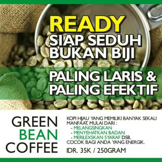

ENAK GREEN BEAN COFFEE siap minum BANYAK RASA
