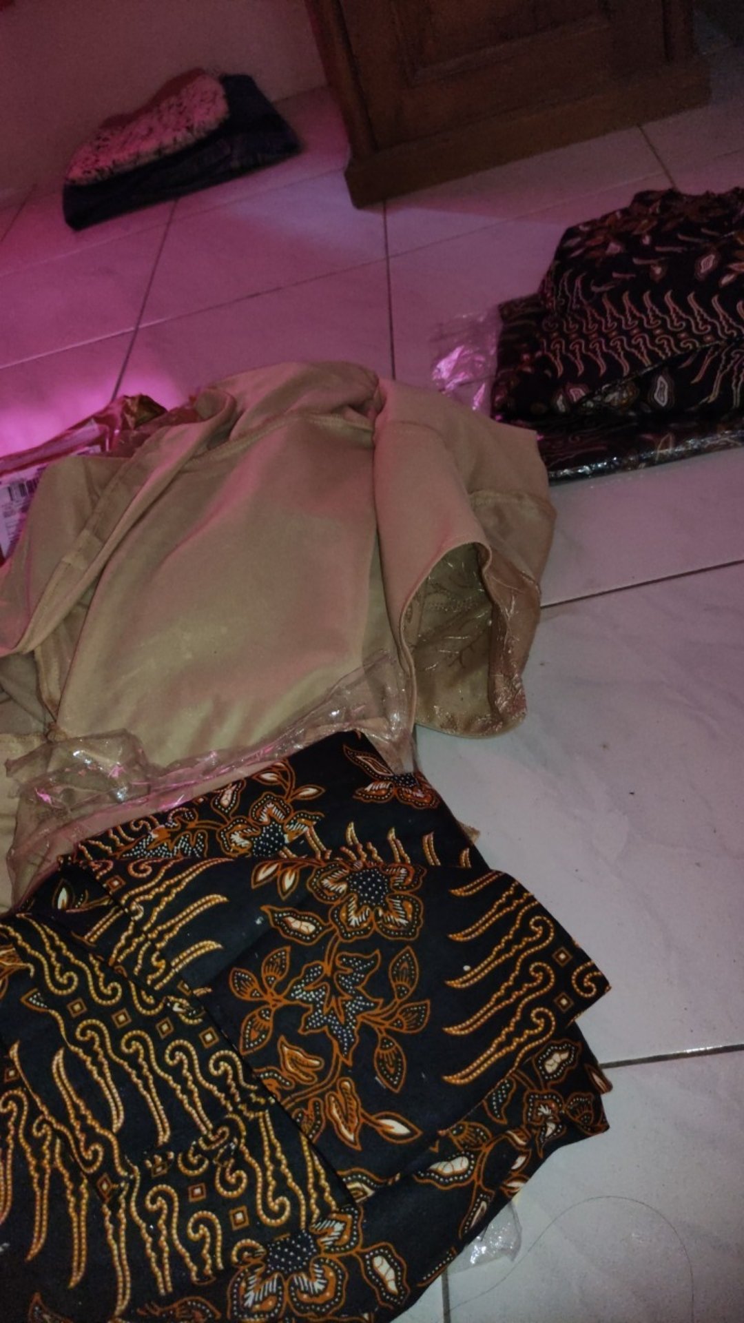 Set Couple Mini Blouse Brown || Ljf Store