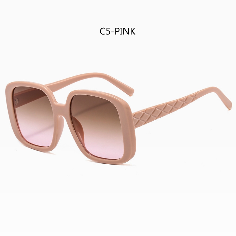 Fashion big frame Korean style square all-match sunglasses