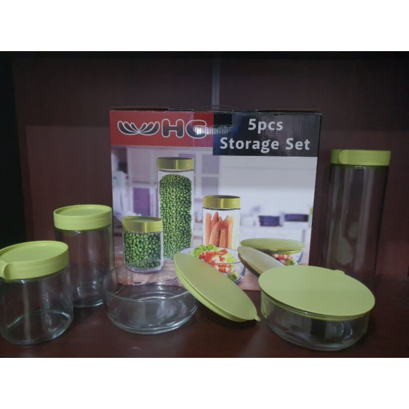 Toples set HC + Mangkok kaca