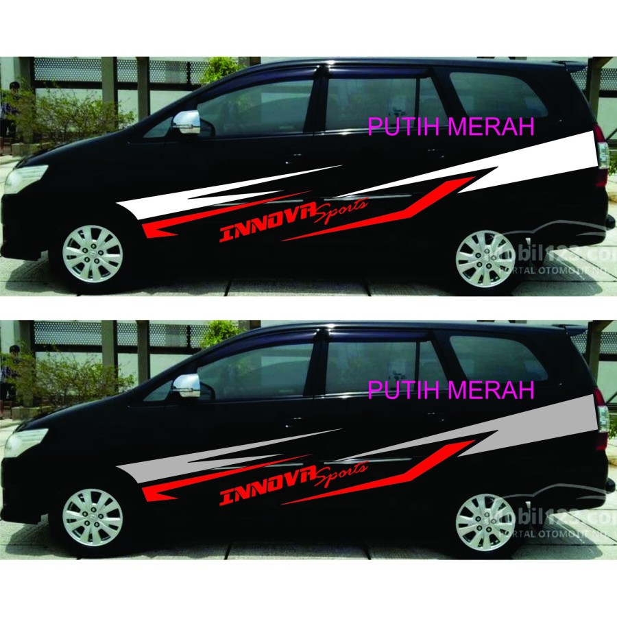 Terbaru Cutting Stiker Mobil Innova Stripe Mobil Innova Leren Shopee Indonesia