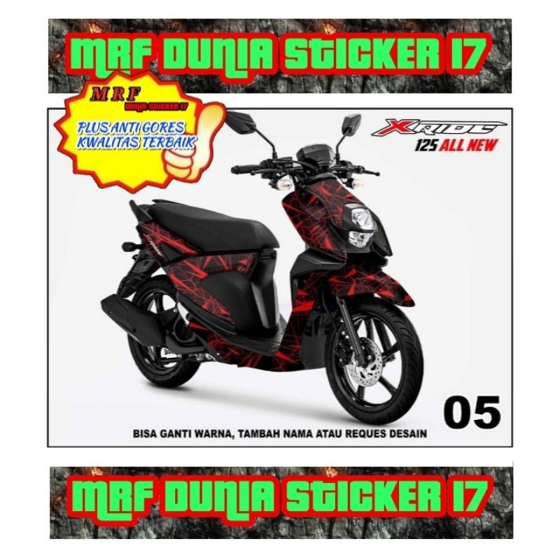 Sticker decal X Ride Full Body decal X Ride body Sticker X Ride Full body Model 05