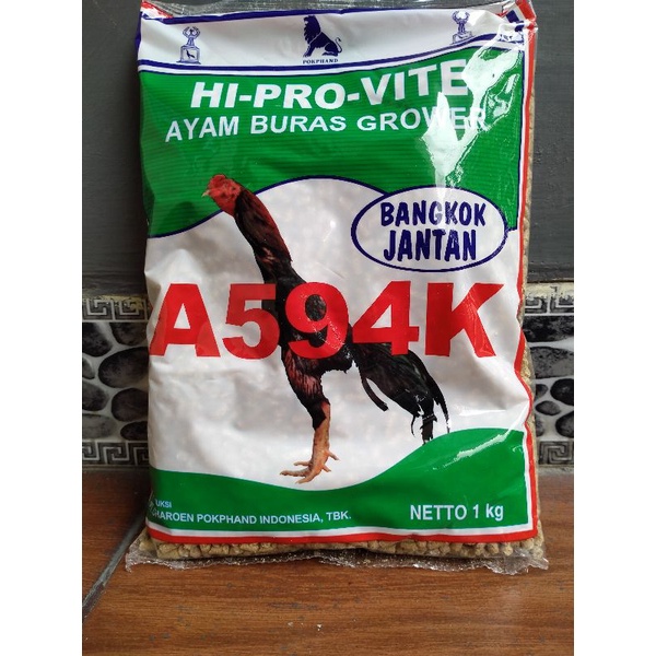 HI-PRO-VITE 1 KG - A591K/A592K/A593K/A594K - Pakan Ayam Komplit Butiran