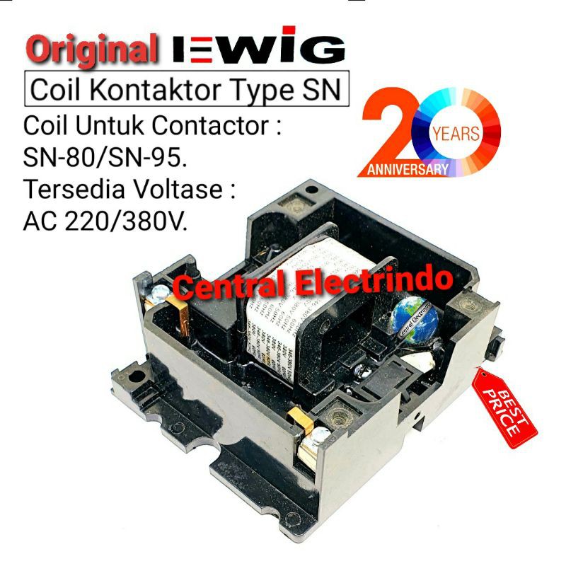 Koil Coil Kontaktor Contactor EWIG SN-80/SN-95.