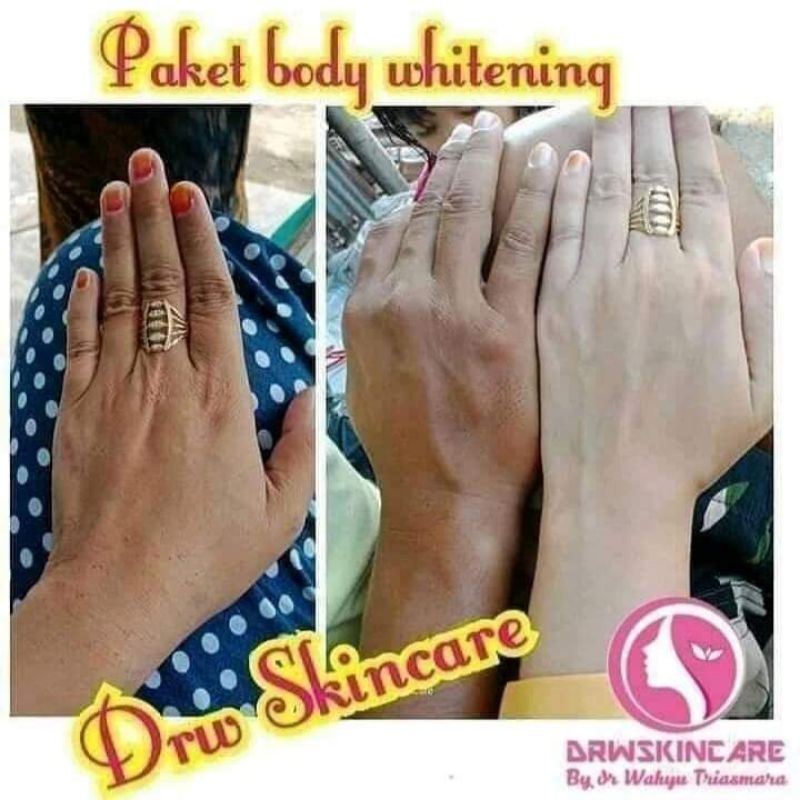 Paket Body Whitening Siang Malam Rejuvenation Drw Skincare/Paket Badan/Hb malam Rejuv/Ampuh