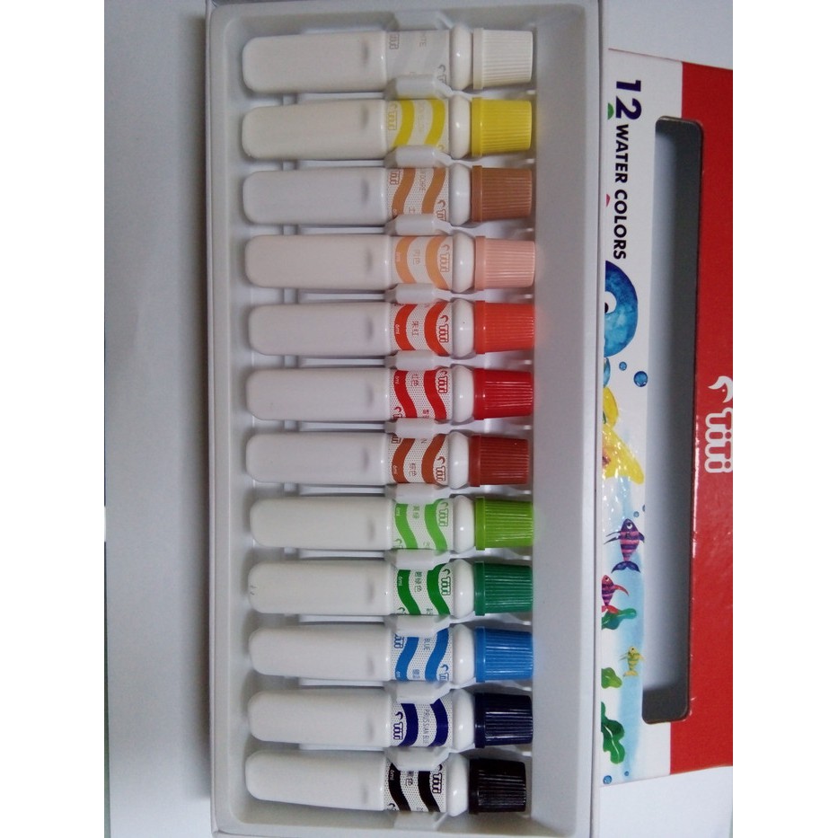 

Oil Pastel Titi Water Colors 12 Warna