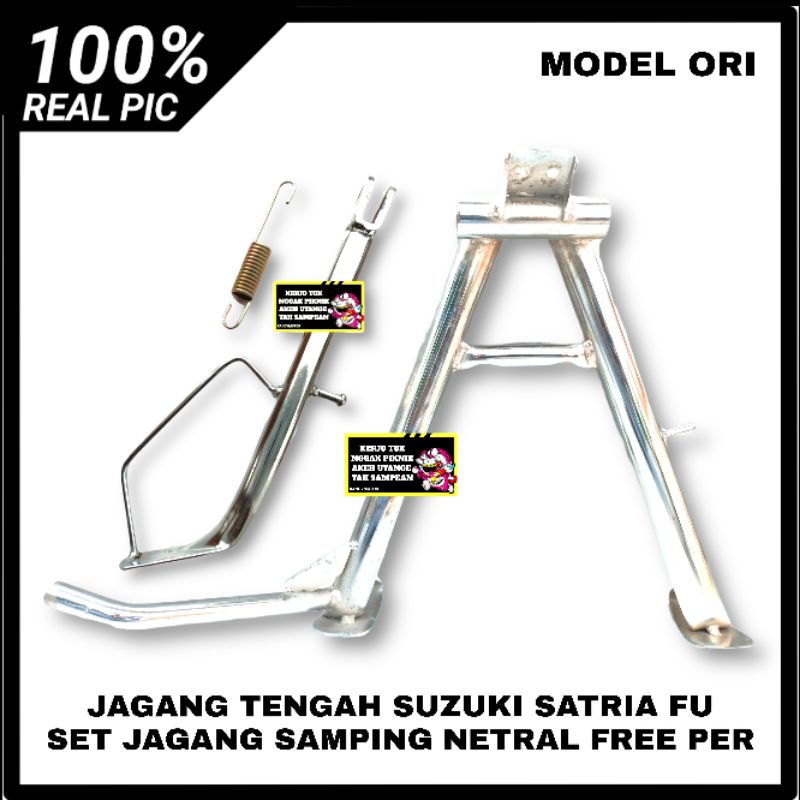 STANDAR TENGAH JAGANG TENGAH SUZUKI SATRIA FU SET JAGANG SAMPING NETRAL FREE PER
