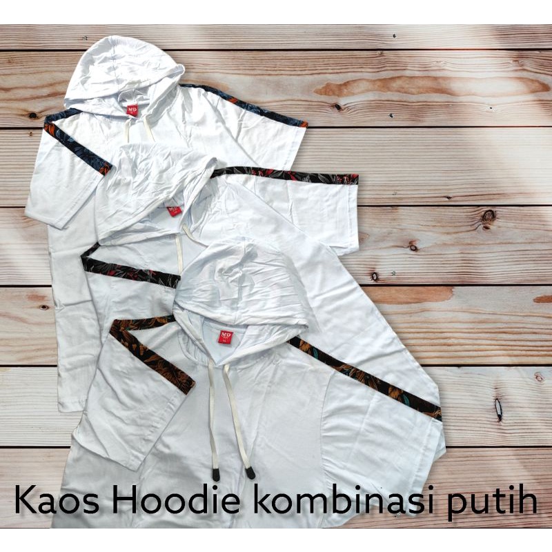 kaos Hoodie kombinasi