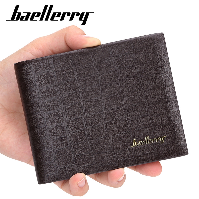 BAELLERRY DR024 Dompet Lipat Pria Kulit Bifold Wallet WK-SBY