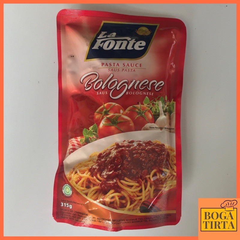 

LA FONTE PASTA SAUCE BOLOGNESE 315 G SAUS BOLOGNESE