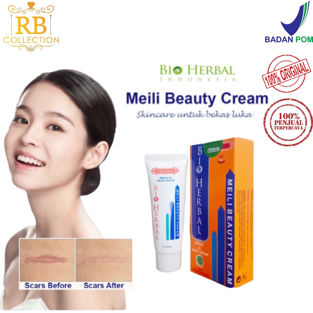 RBCOLLECTION BIO HERBAL MEILIBAHENLING BEAUTY CREAM PENGHILANG BEKAS LUKA BAKAR BEKAS JERAWAT